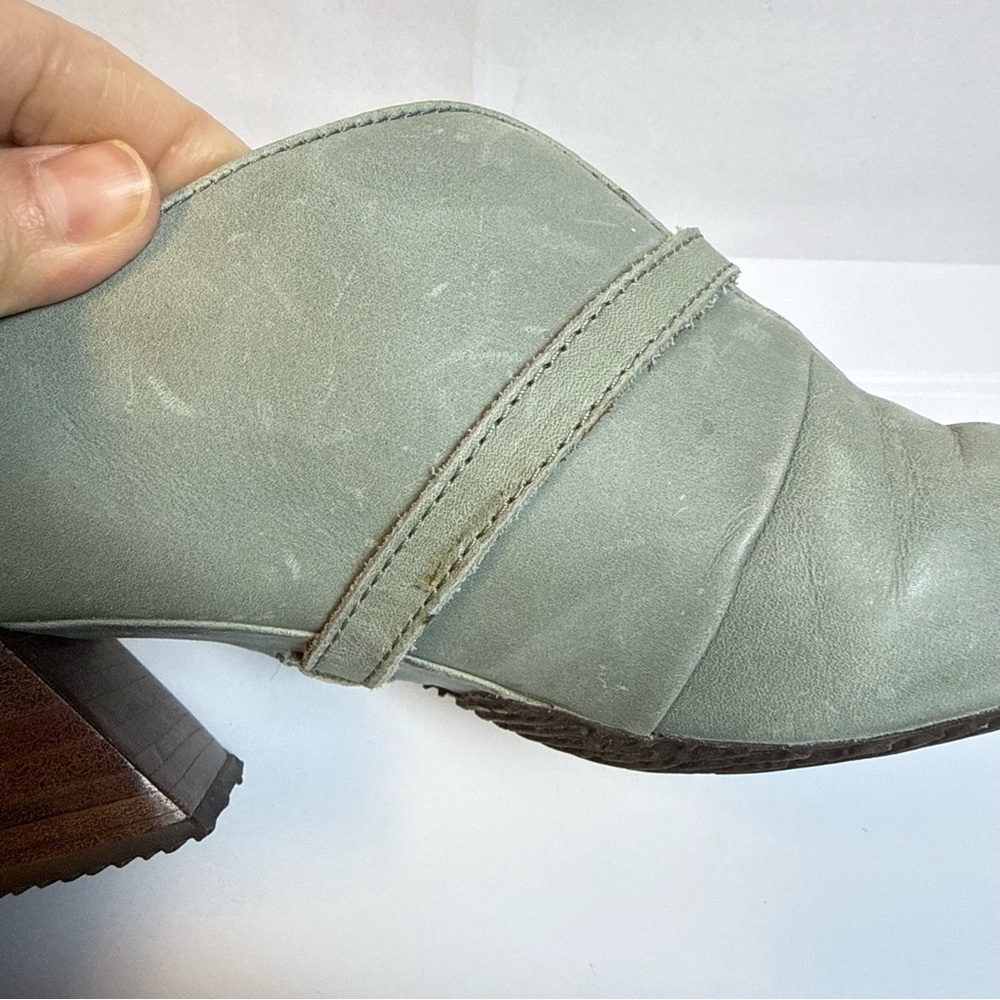 Sergion Tomani Womens Stylish Booties Shoes sz 6.5‎ Leather Square Toe Comfort - Picture 8 of 11